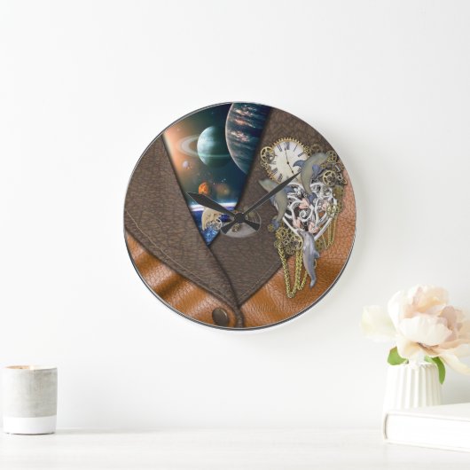 Dolfijntijd op leer grote klok (Huis)