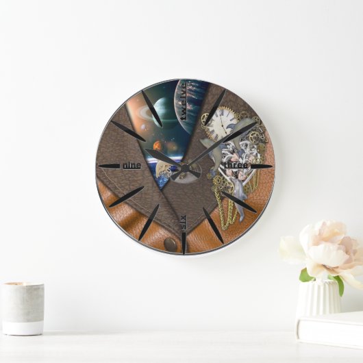 Dolfijntijd op leer grote klok (Huis)