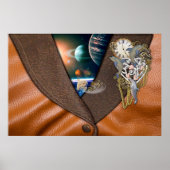 Dolfijntijd op leer poster (Voorkant)