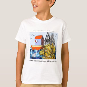Dolfijnveilige Tuba Grappig T-shirt