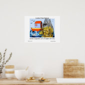 Dolfijnveilige Tuba Grappige Posters (Keuken)