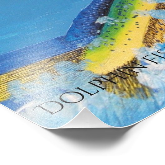 Dolfijnvis Foto Afdruk (Hoek)