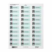 DOLFIN FOTOGRAFIE RETOURADRES ETIKETTEN (Full Sheet)