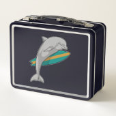 Dolfine als Surfer met Surfboard (Achterkant)