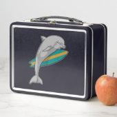 Dolfine als Surfer met Surfboard (In situ)