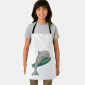 Dolfine als Surfer met Surfboard Schort (Insitu)