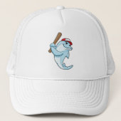 Dolfine in Baseball als Batsman Trucker Pet (Voorkant)