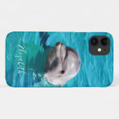 Dolfine in Blue Water Foto Case-Mate iPhone Case (Achterkant (horizontaal))
