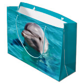 Dolfine in Blue Water Foto Groot Cadeauzakje (Achterkant Gekanteld)