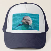 Dolfine in Blue Water Foto Trucker Pet (Voorkant)