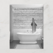 Dolfine in het bad Bathtub Bubble Briefkaart (Voorkant)