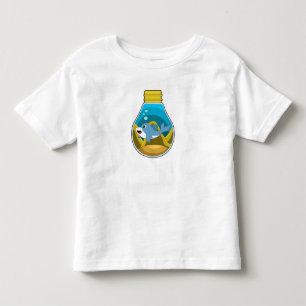 Dolfine in zwemmen in aquarium kinder shirts
