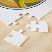 Dolfine in zwemmen in aquarium legpuzzel (Zijkant)