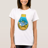 Dolfine in zwemmen in aquarium t-shirt (Voorkant)