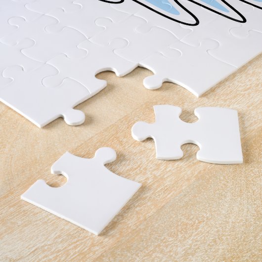 Dolfine in zwemmen met Swim ring.PNG Legpuzzel (Zijkant)