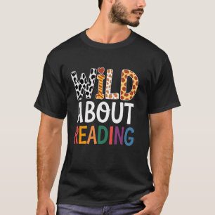 Dolgemaakt over lezen boeken en boekenwurm bibliot t-shirt