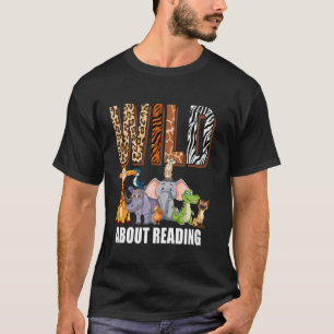 Dolgemaakt over lezen, boeken lezen en boekenwurm  t-shirt