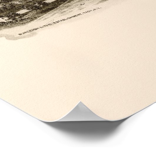 Dolgeville, NY Panoramic Map - 1890 Poster (Hoek)