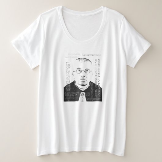 Dolindo Ruotolo Grote Maat T-shirt (Design voorkant)