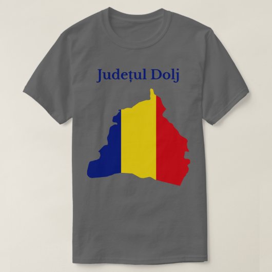 Dolj County Roemenië T-shirt (Design voorkant)