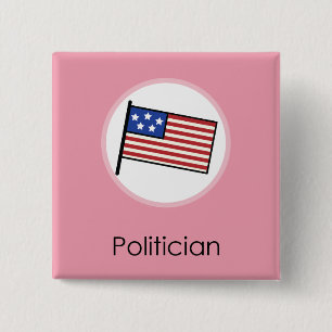 Doljabi Doljanchi Dol Koreaans eerste verjaardag Vierkante Button 5,1 Cm