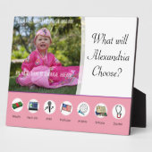 Doljabi Doljanchi Dol Koreaanse eerste verjaardag Fotoplaat (Zijkant)