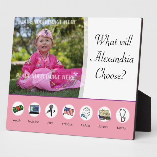 Doljabi Doljanchi Dol Koreaanse eerste verjaardag Fotoplaat (Zijkant)