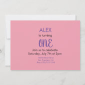 Doljabi Doljanchi Dol Koreaanse eerste verjaardag Kaart (Achterkant)