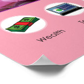 Doljabi Doljanchi Dol Koreaanse eerste verjaardag Poster (Hoek)