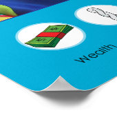 Doljabi Doljanchi Dol Koreaanse eerste verjaardag Poster (Hoek)