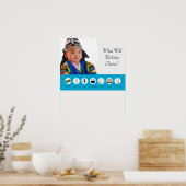 Doljabi Doljanchi Dol Koreaanse eerste verjaardag Poster (Keuken)