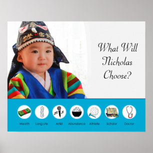 Doljabi Doljanchi Dol Koreaanse eerste verjaardag Poster