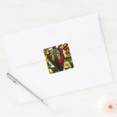 dolk is mijn hart vierkante sticker (Envelop)