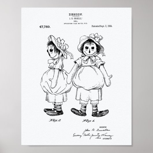Doll 1915 Whitepaper over octrooieerbaarheid Poster (Voorkant)