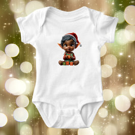 Doll Baby Christmas Elf Baby Bodysuit