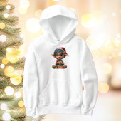 Doll Baby Christmas Elf Boy's Hoodie