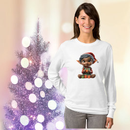 Doll Baby Christmas Elf Vrouwen T-shirt