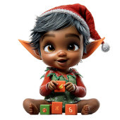 Doll Baby Kerst Elf Keramisch Ornament