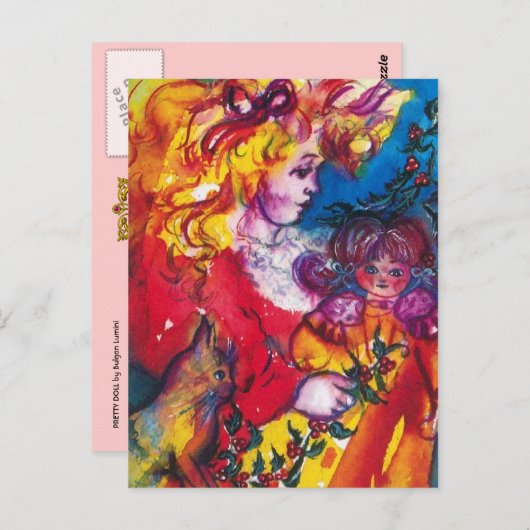  DOLL BRIEFKAART (Voorkant / Achterkant)