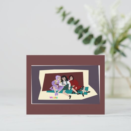 Doll Briefkaart (Staand voorkant)