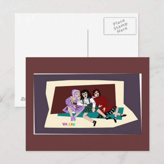 Doll Briefkaart (Voorkant / Achterkant)