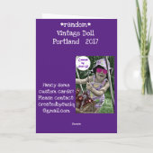  Doll Card Kaart (Achterkant)