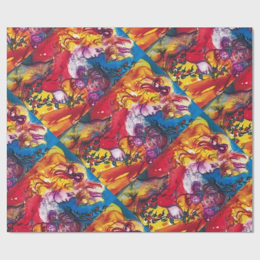  DOLL-, CAT- EN CHRISTMASORNAMENS CADEAUPAPIER (Vlak)