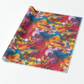  DOLL-, CAT- EN CHRISTMASORNAMENS CADEAUPAPIER (Uitgerold)