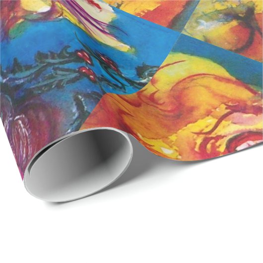  DOLL-, CAT- EN CHRISTMASORNAMENS CADEAUPAPIER (Rol Hoek)