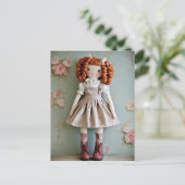  Doll Collectie Redhead Clarissa Briefkaart (Staand voorkant)