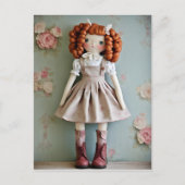  Doll Collectie Redhead Clarissa Briefkaart (Voorkant)