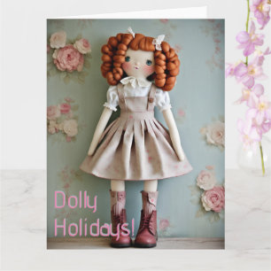 Doll Collectie Redhead Clarissa Christmas Kaart