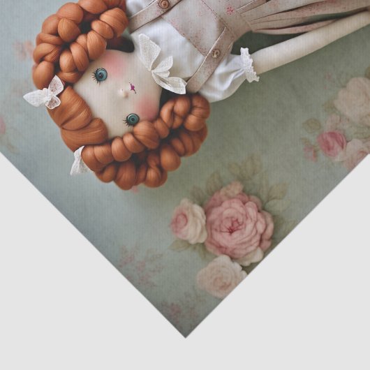  Doll Collectie Redhead Clarissa Tissuepapier (Detail)