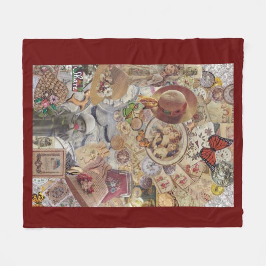 Doll Collectors Memories Fleece Deken (Voorkant (Horizontaal))